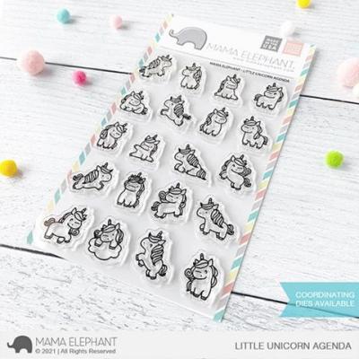 Mama Elephant Clear Stamps - Little Unicorn Agenda